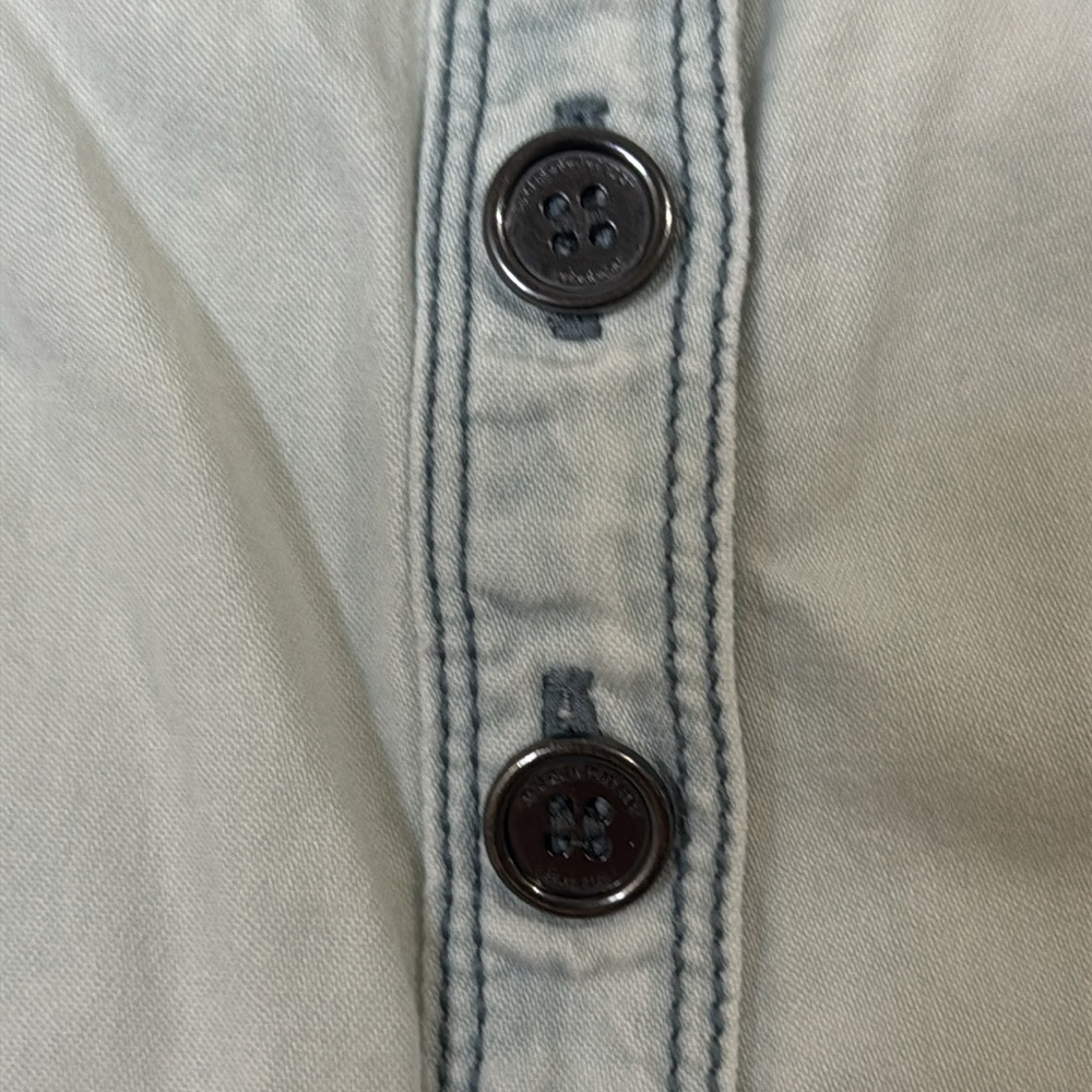 Burberry Brit Denim Shirt Dress Size 8 - Picture 5 of 5
